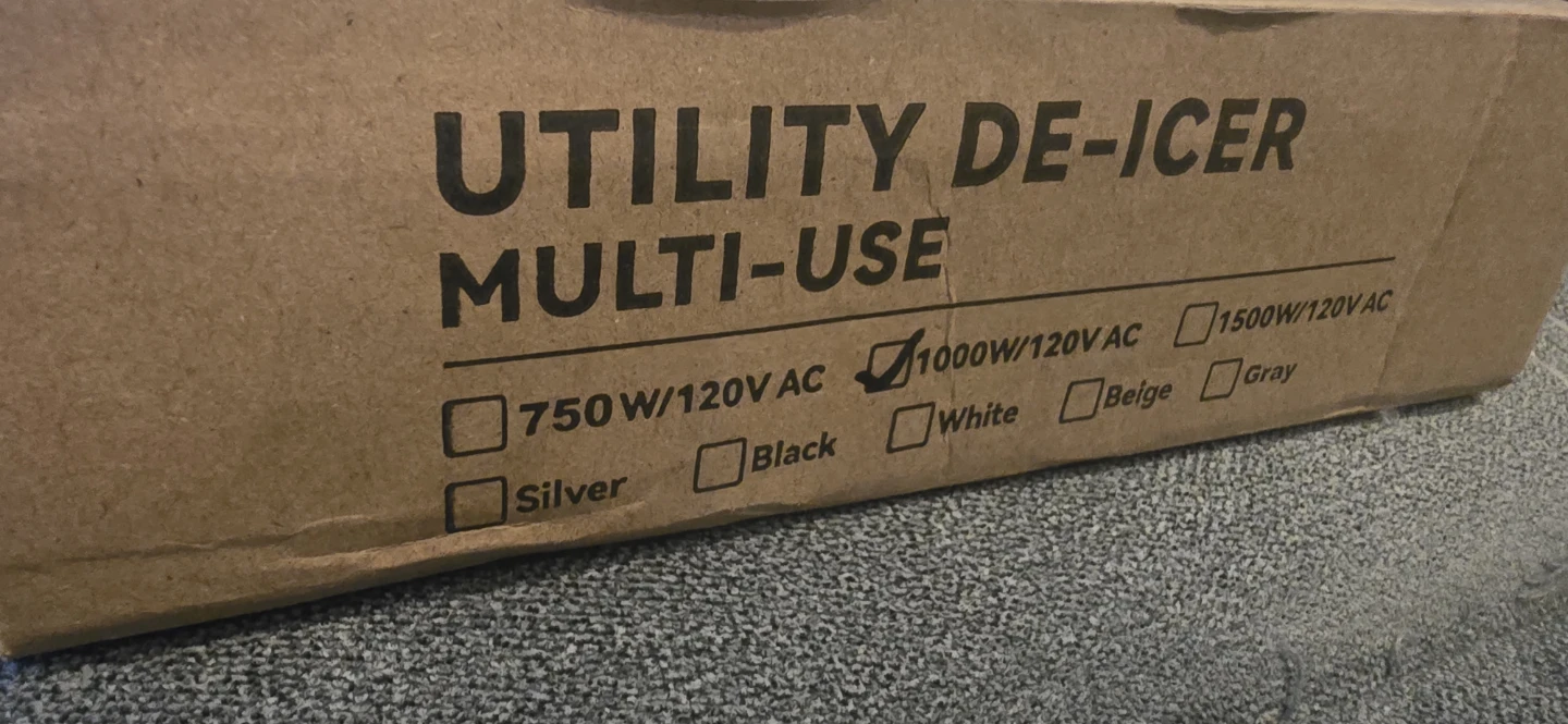 Tiflev 1000W Utility De-Icer - photo 3