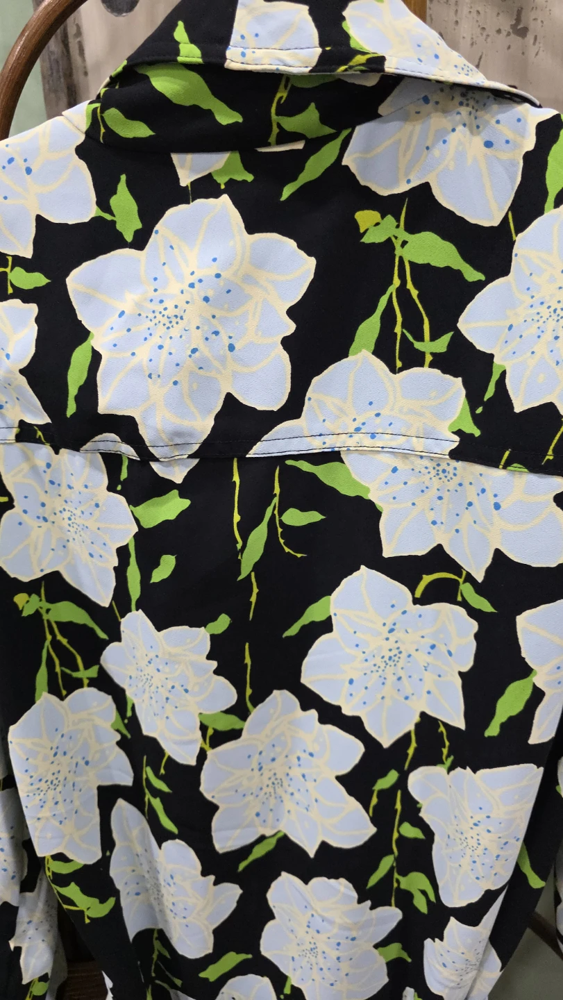 500 Maison Cinqcent Floral Jacket with tie waist XL - photo 4