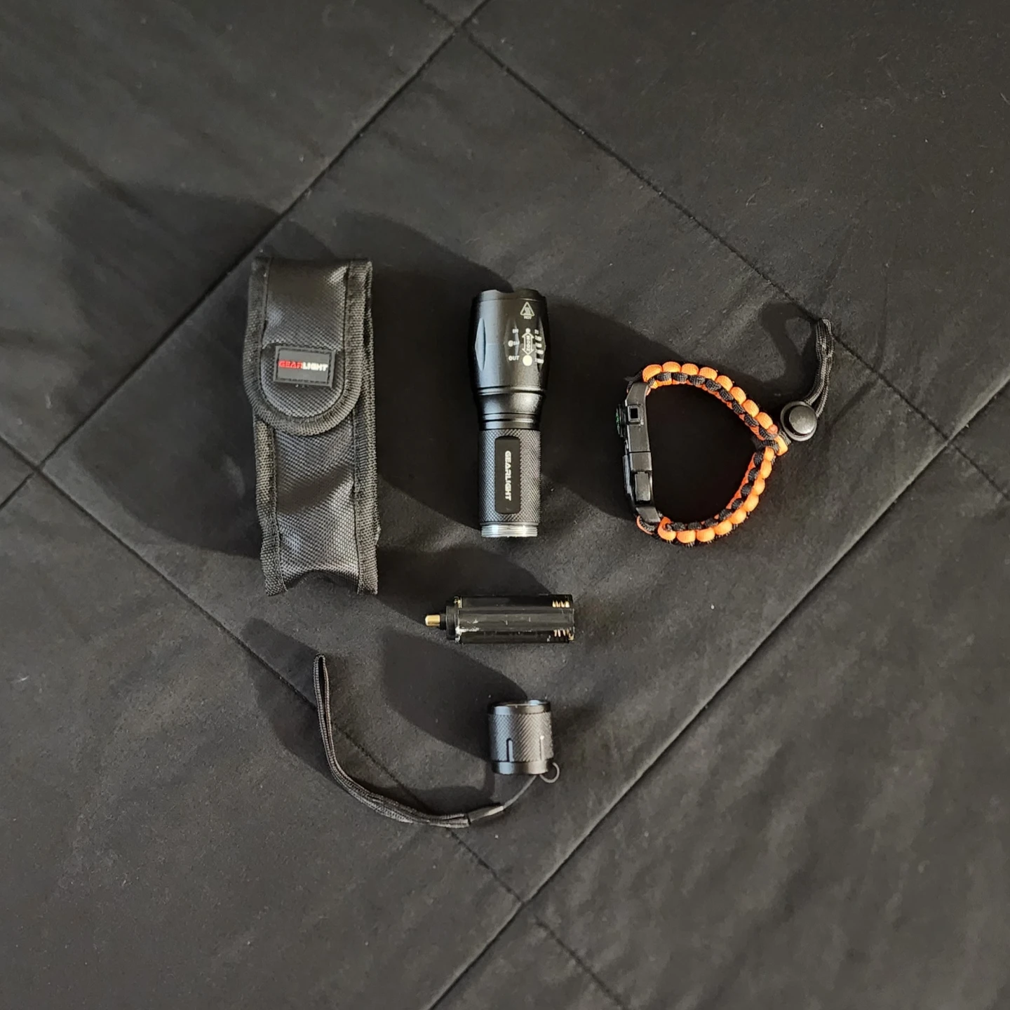 GearLight LED Tactical Flashlight with Paracord Bracelet - photo 3