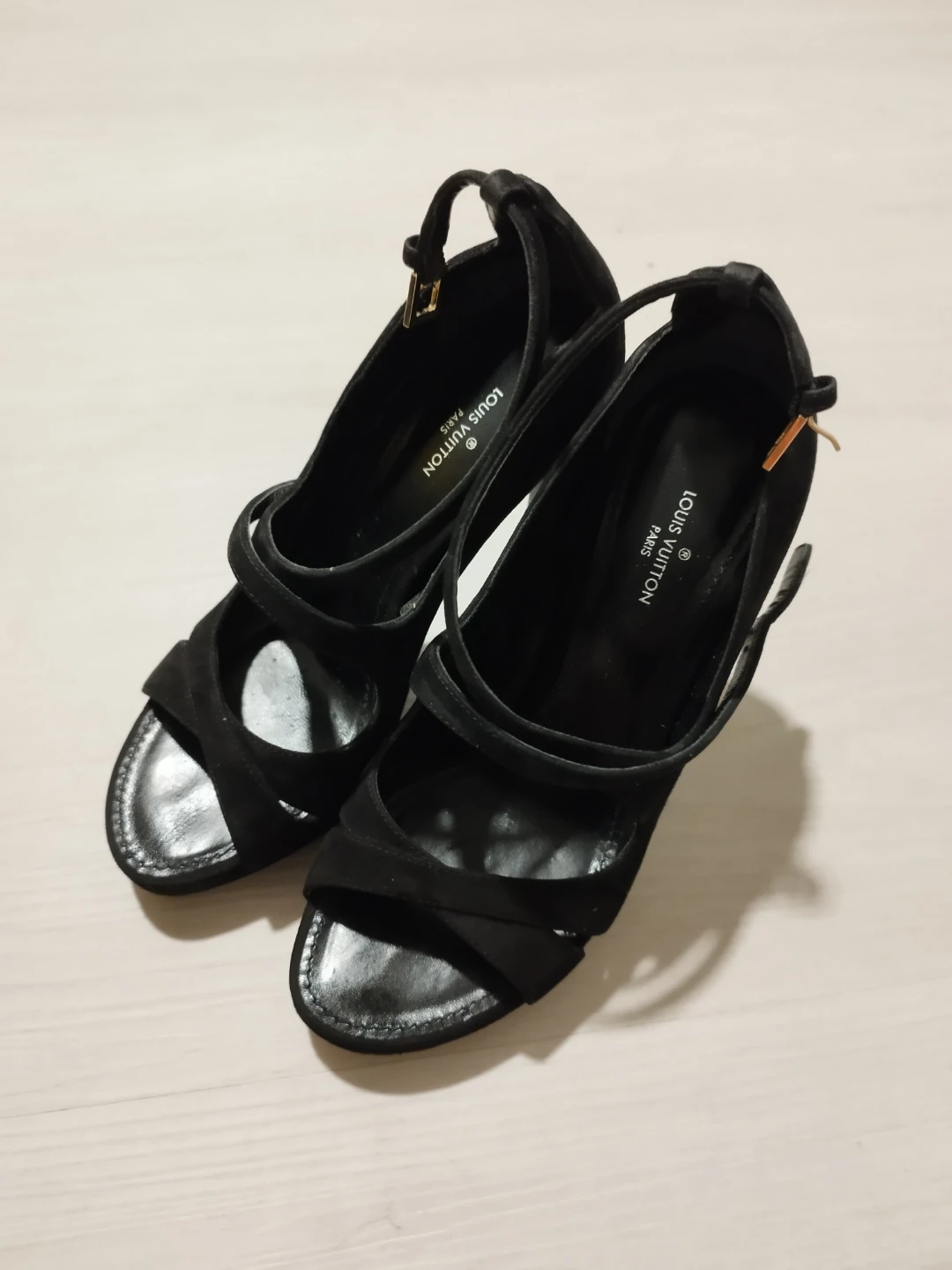 Louis Vuitton Black Heels Size 36