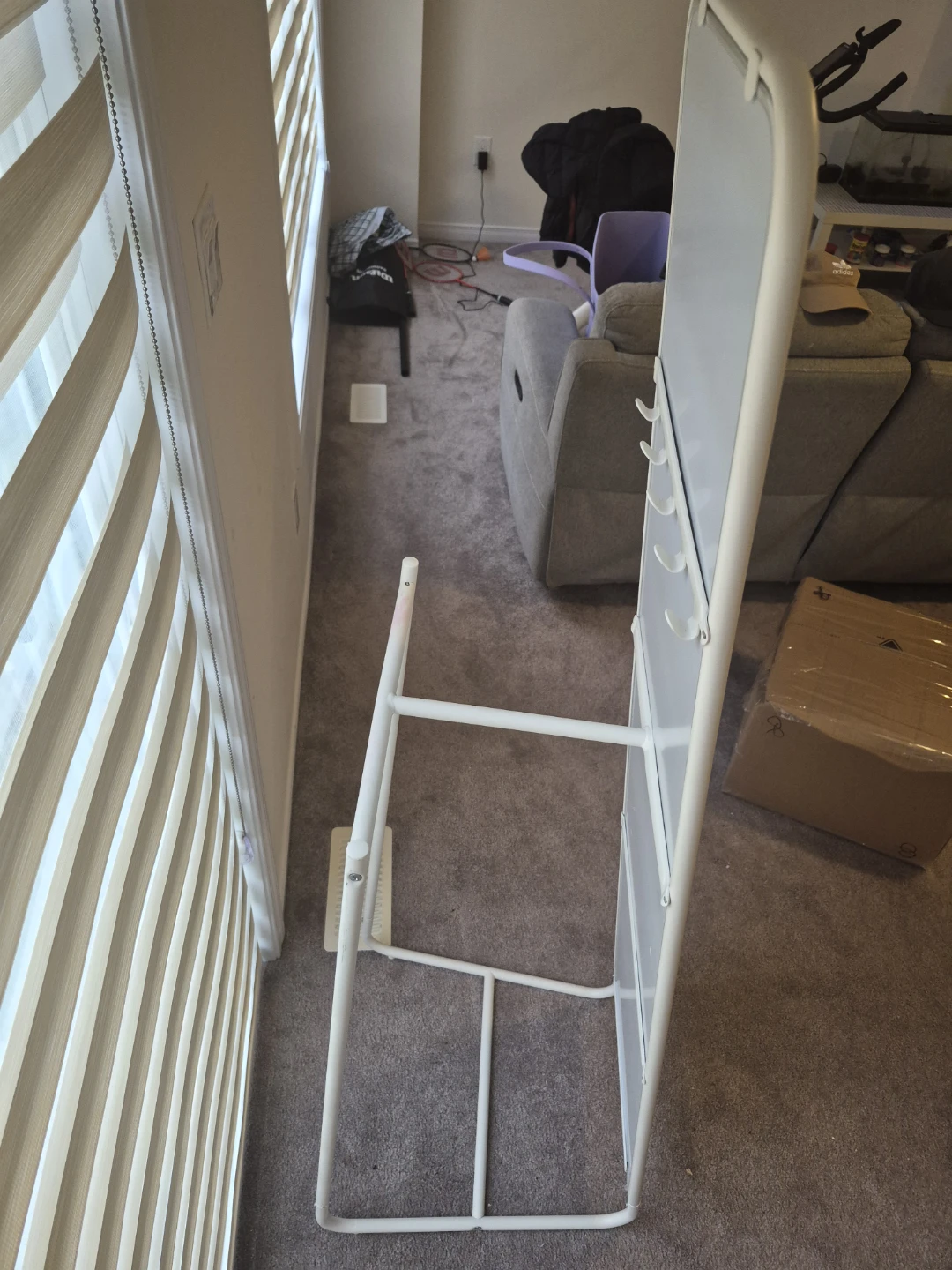 White Full Length Standing Mirror - photo 2