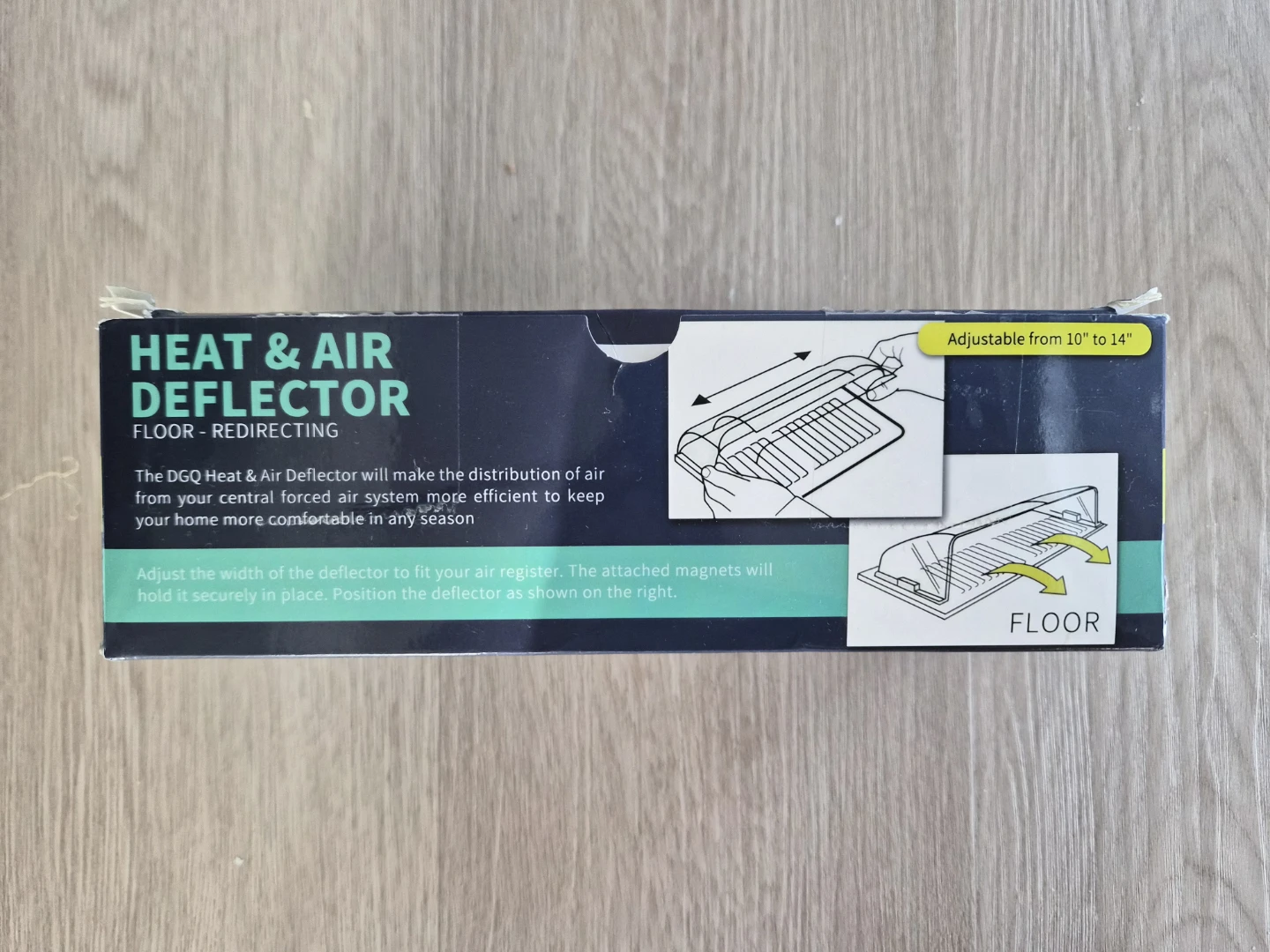 Heat & Air Deflector for Floor / AC Vents - photo 2