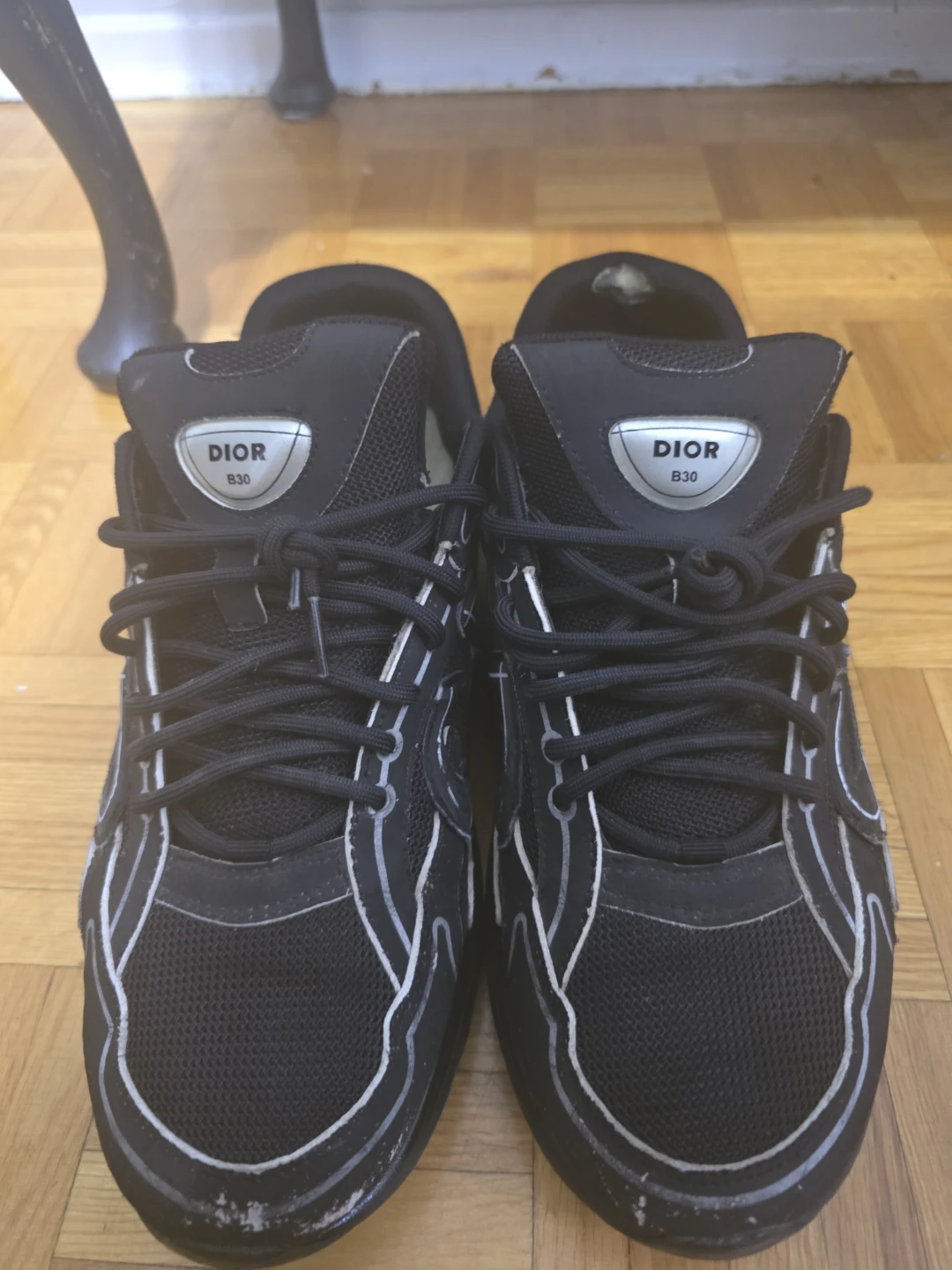 Black Dior B30 sneakers