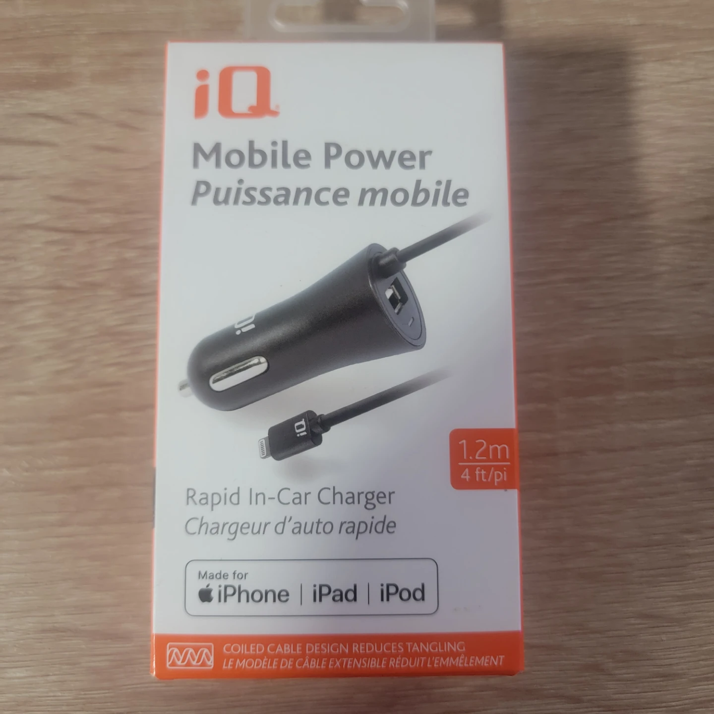 iQ Mobile Power Rapid In-Car Charger for iPhone/iPad/iPod