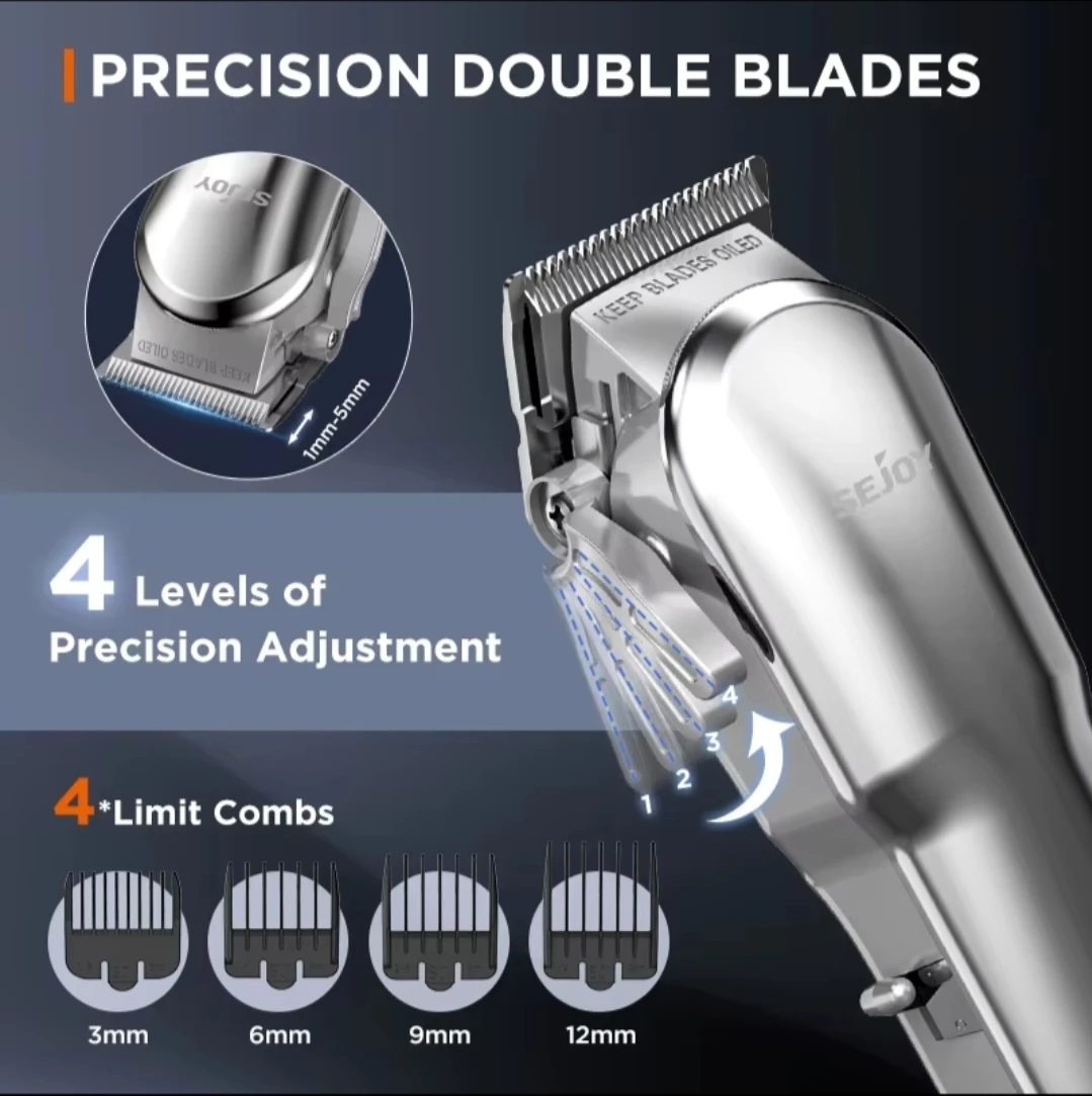 ❤️ Cordless Hair Clipper Set - 6500 RPM - photo 3