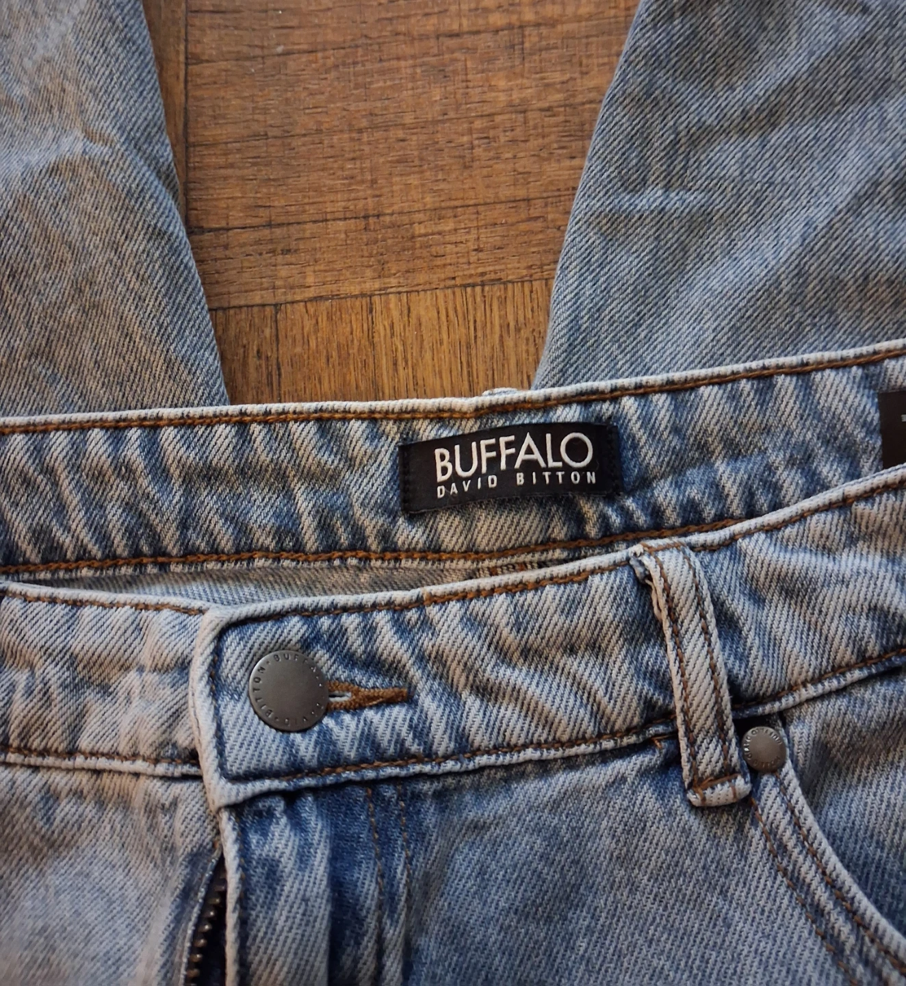 Buffalo David Bitton Bree Wide Leg Jeans Size 10 - photo 2