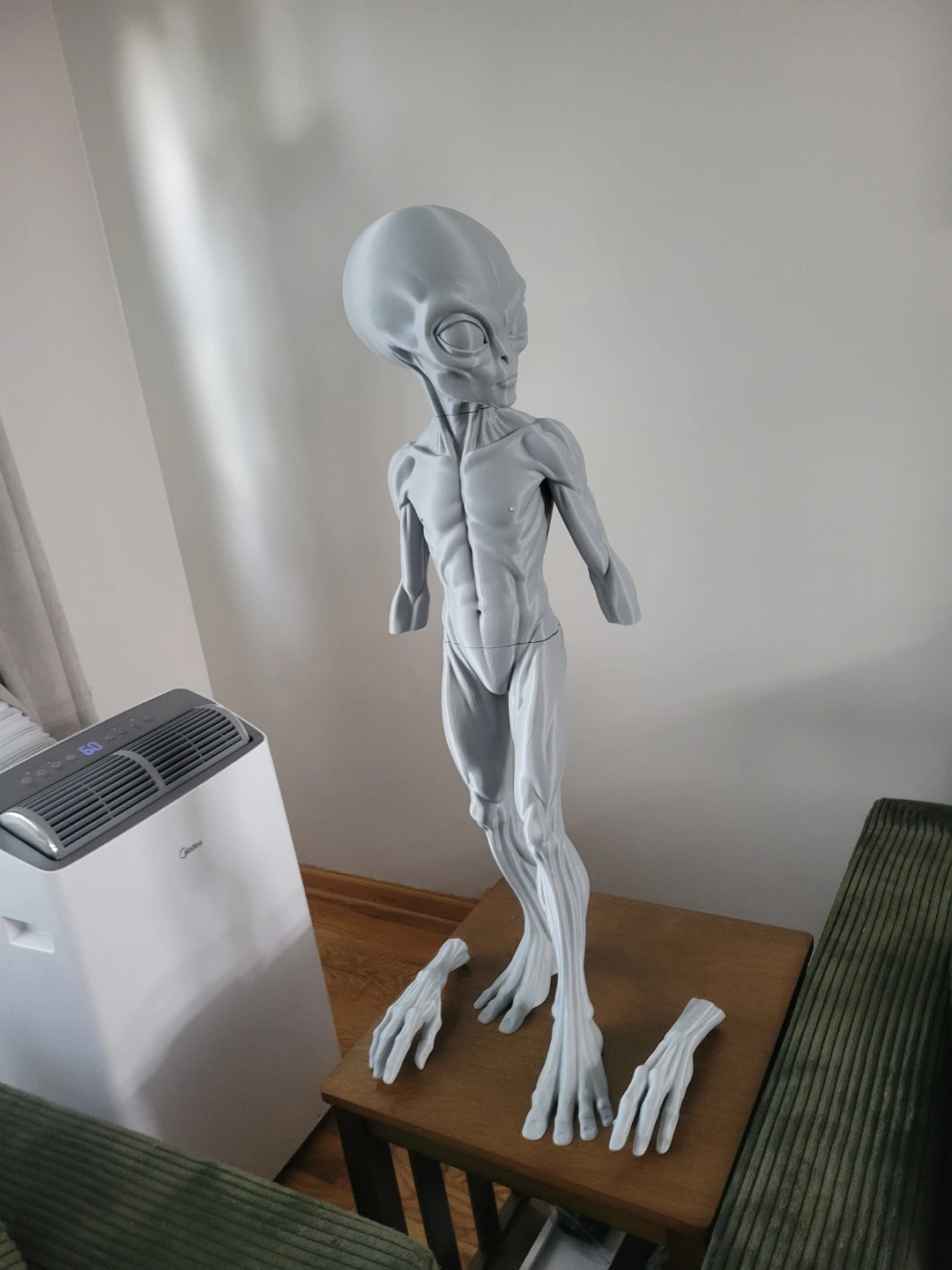 Large 3D Printed Alien Figure