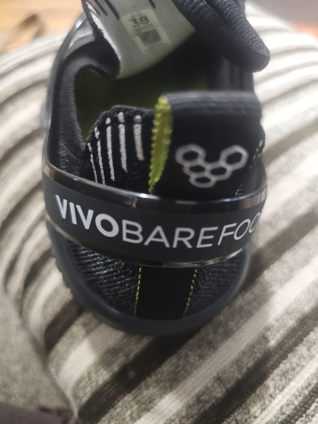 Vivobarefoot Motus Vis Black Training Shoes Size 38