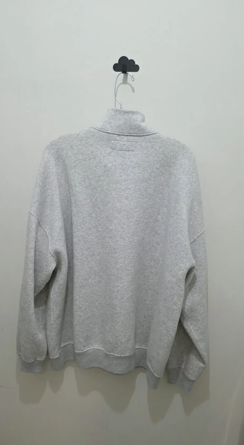Abercrombie & Fitch Soft A&F Essentials 1/4 Zip Sweatshirt XL - photo 3