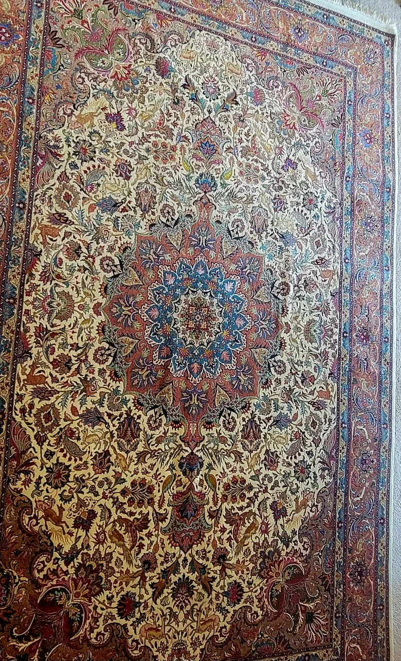 Persian Silk wooven wrapped hand knotted vegetable dye - photo 5