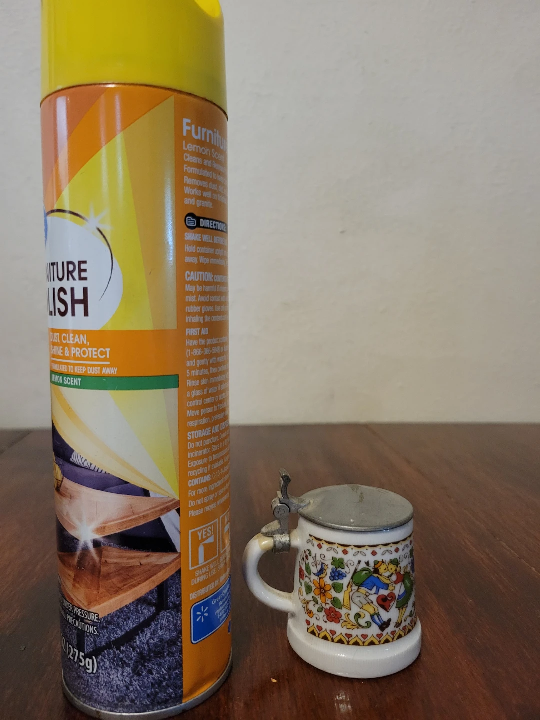 Miniature Beer Stein with Pewter Lid - photo 4