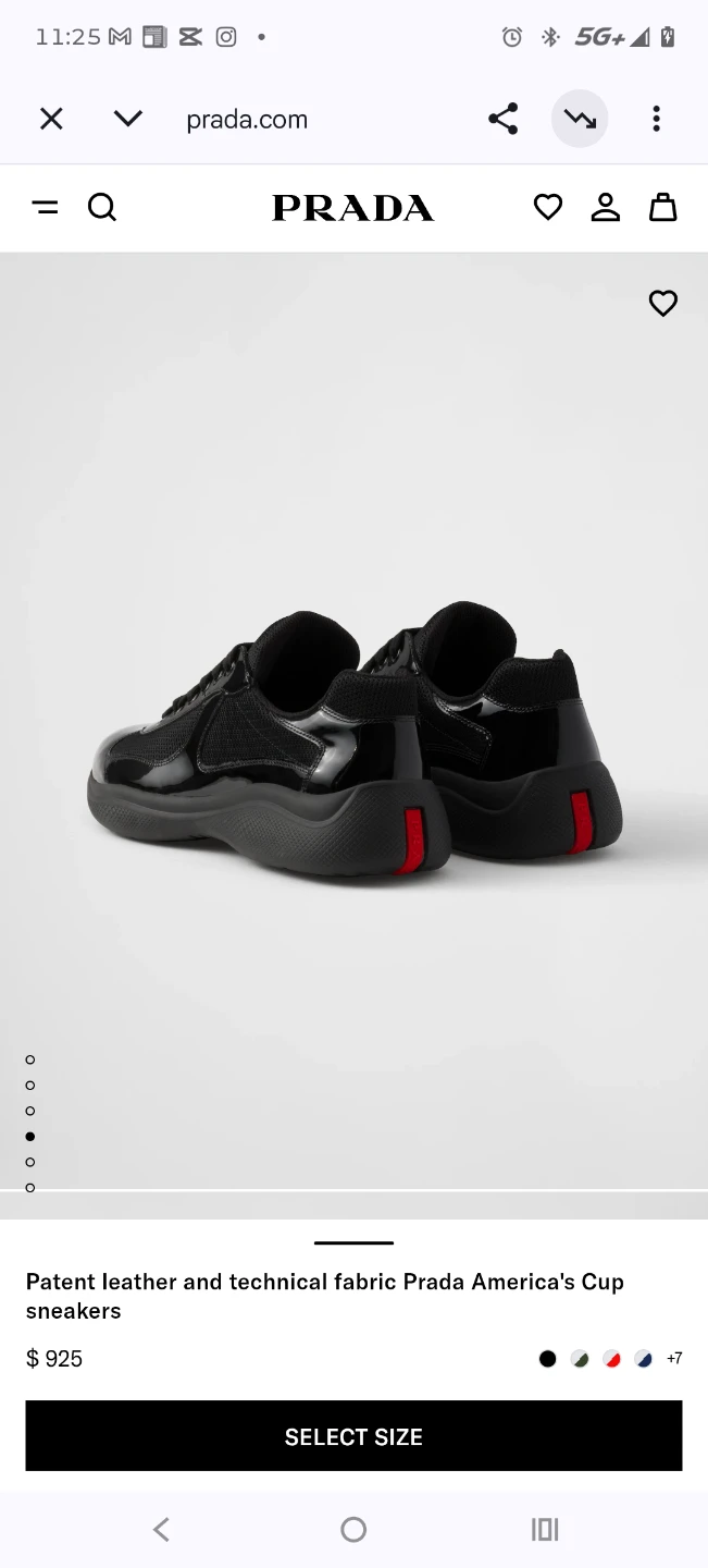Prada America's Cup Sneakers Patent Leather. - photo 4