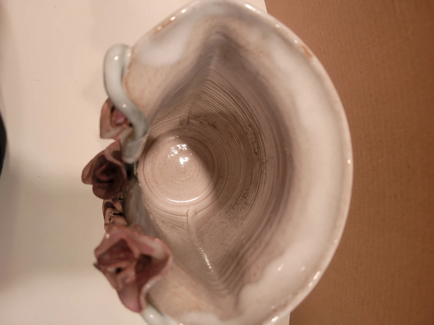Pottery by Magle Vase 1987 Floral Design - photo 2