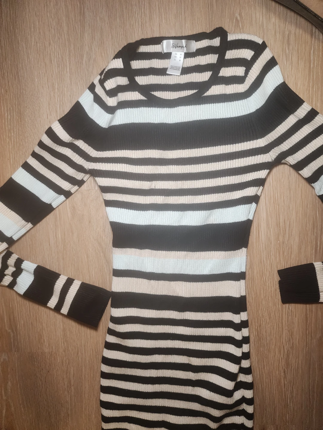 Revamped Striped Sweater Dress Size M - photo 3