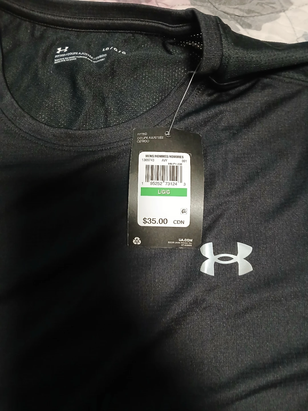 Under Armour Men's Black T-Shirt size L - photo 2