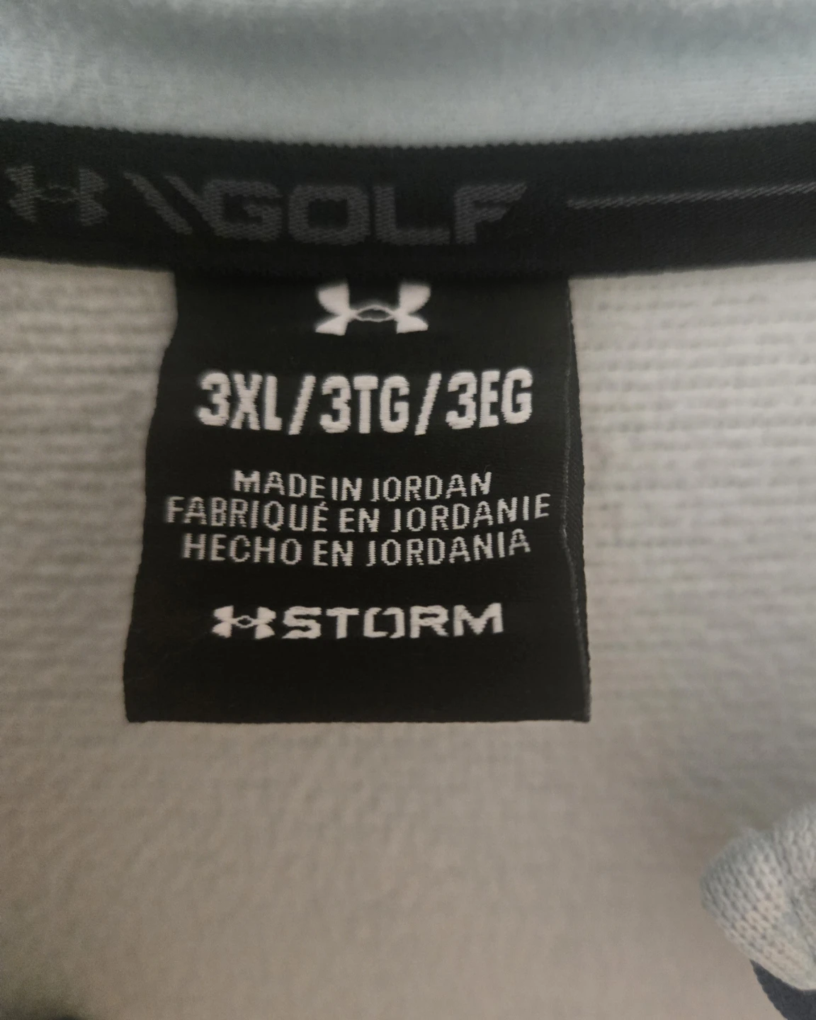 Men's Under Armour Storm 1/4 zip pullover. 3XL. Mint Green. - photo 3