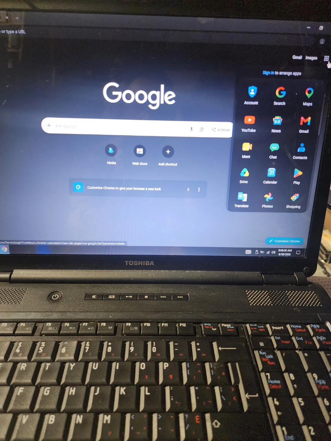 Toshiba Laptop 17" Screen - photo 4