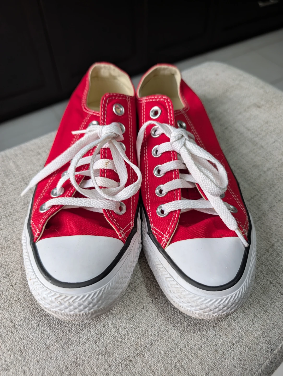 Converse All Star Red Low Top Sneakers