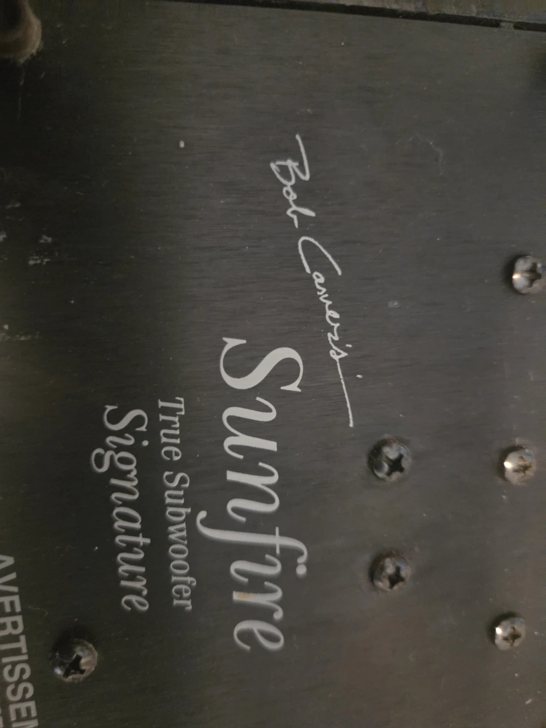 Sunfire True Subwoofer Signature Bob Carver Edition - photo 2