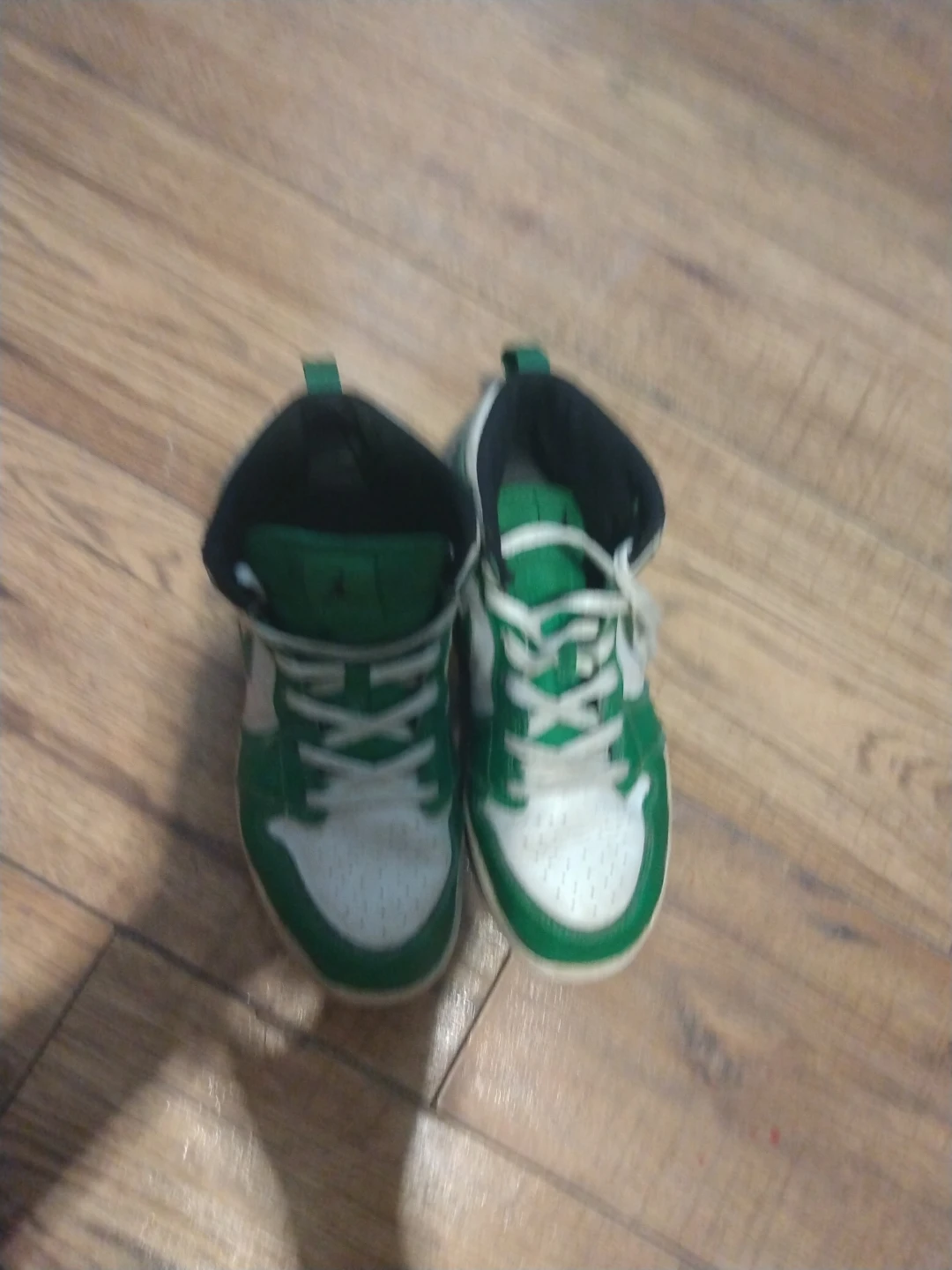 Air Jordan 1 white and green Sneakers - photo 2