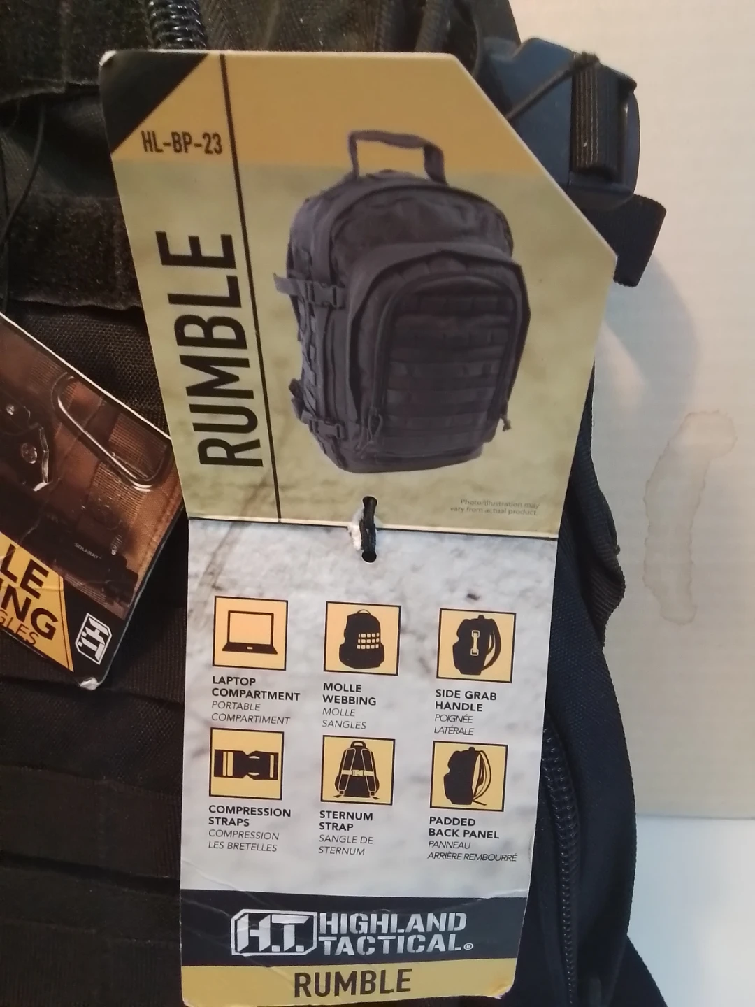 Highland Tactical Rumble Backpack - photo 3