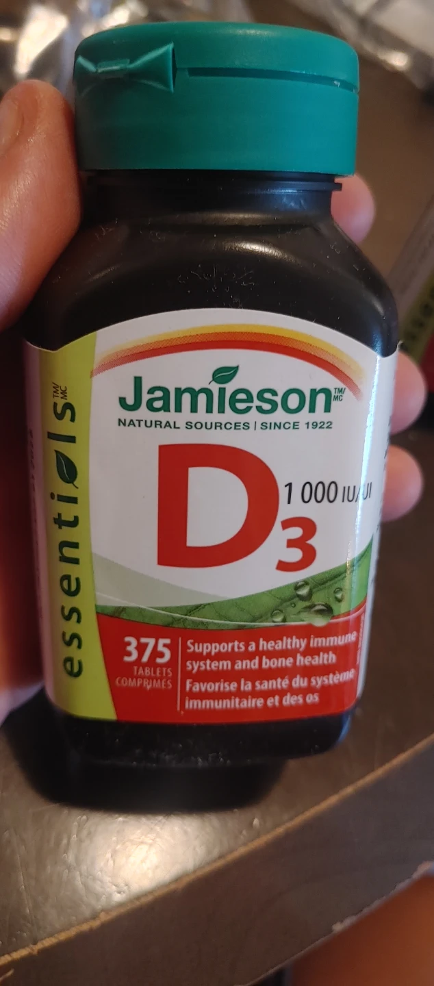 Jamieson D3 1000 IU Tablets (375 Count)