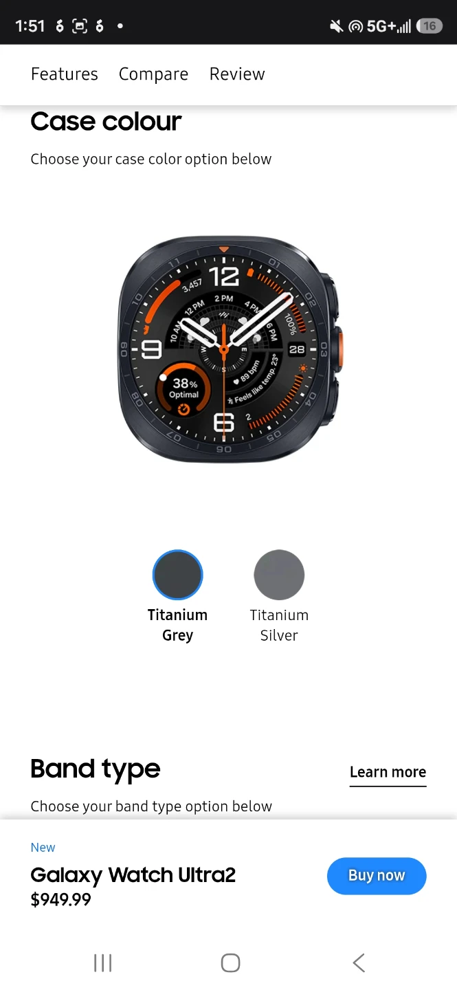 SEALED Samsung Galaxy Watch Ultra2 - photo 2