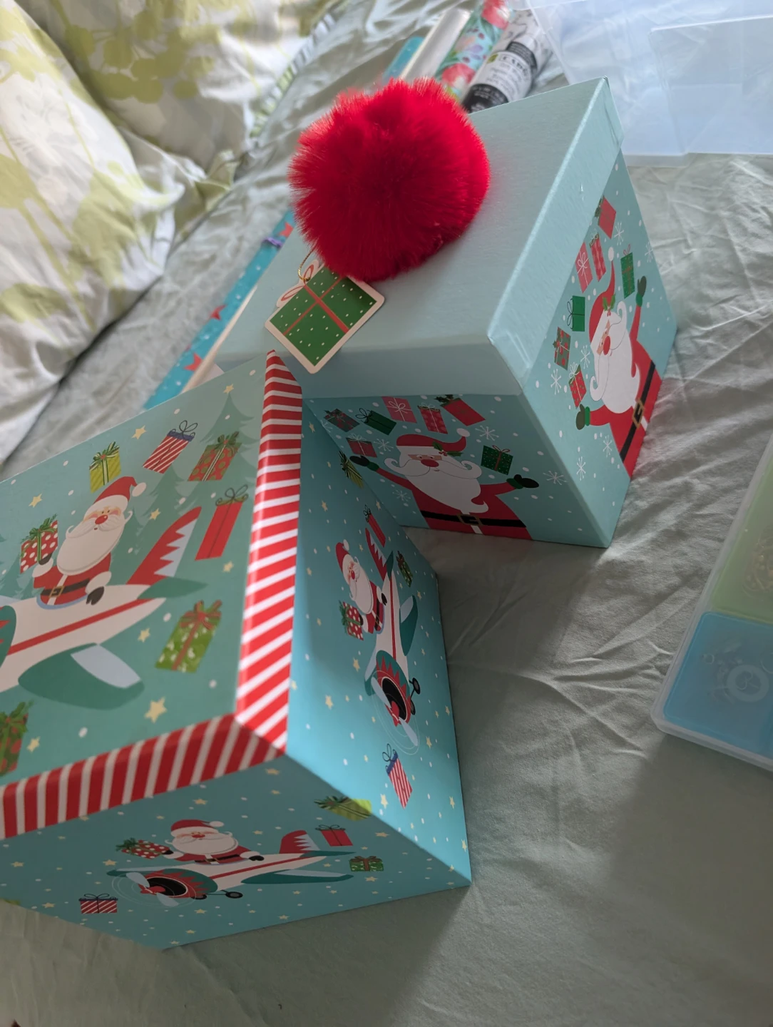 Christmas Gift Boxes and Wrapping Paper - photo 3