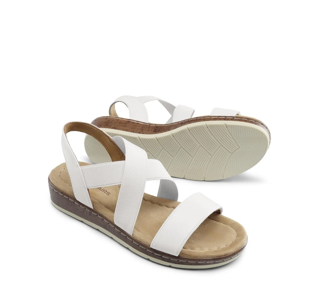 Dream Pairs White Crisscross Strap Sandals⚽ - photo 5