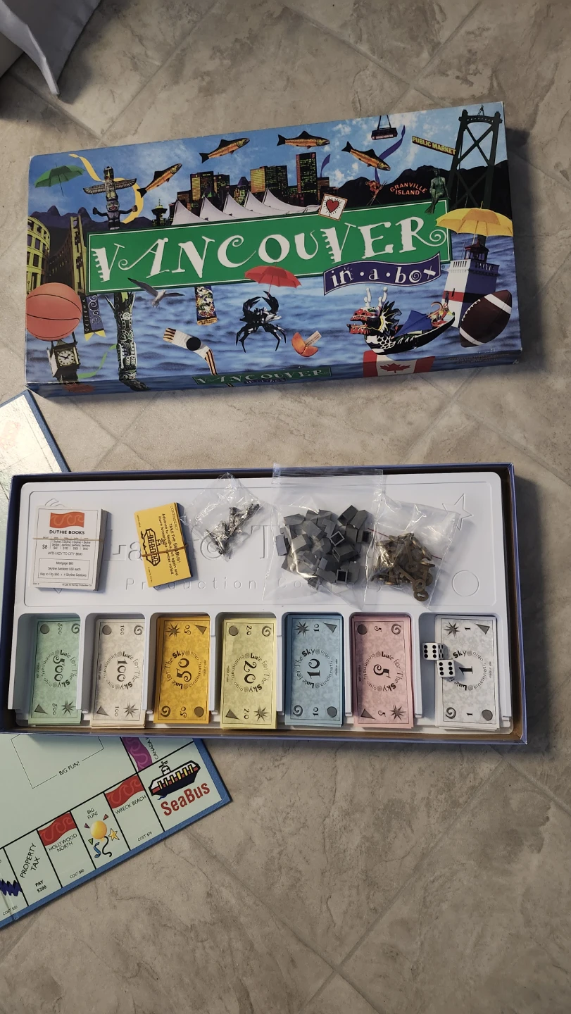 Vancouver in a Box Board Game