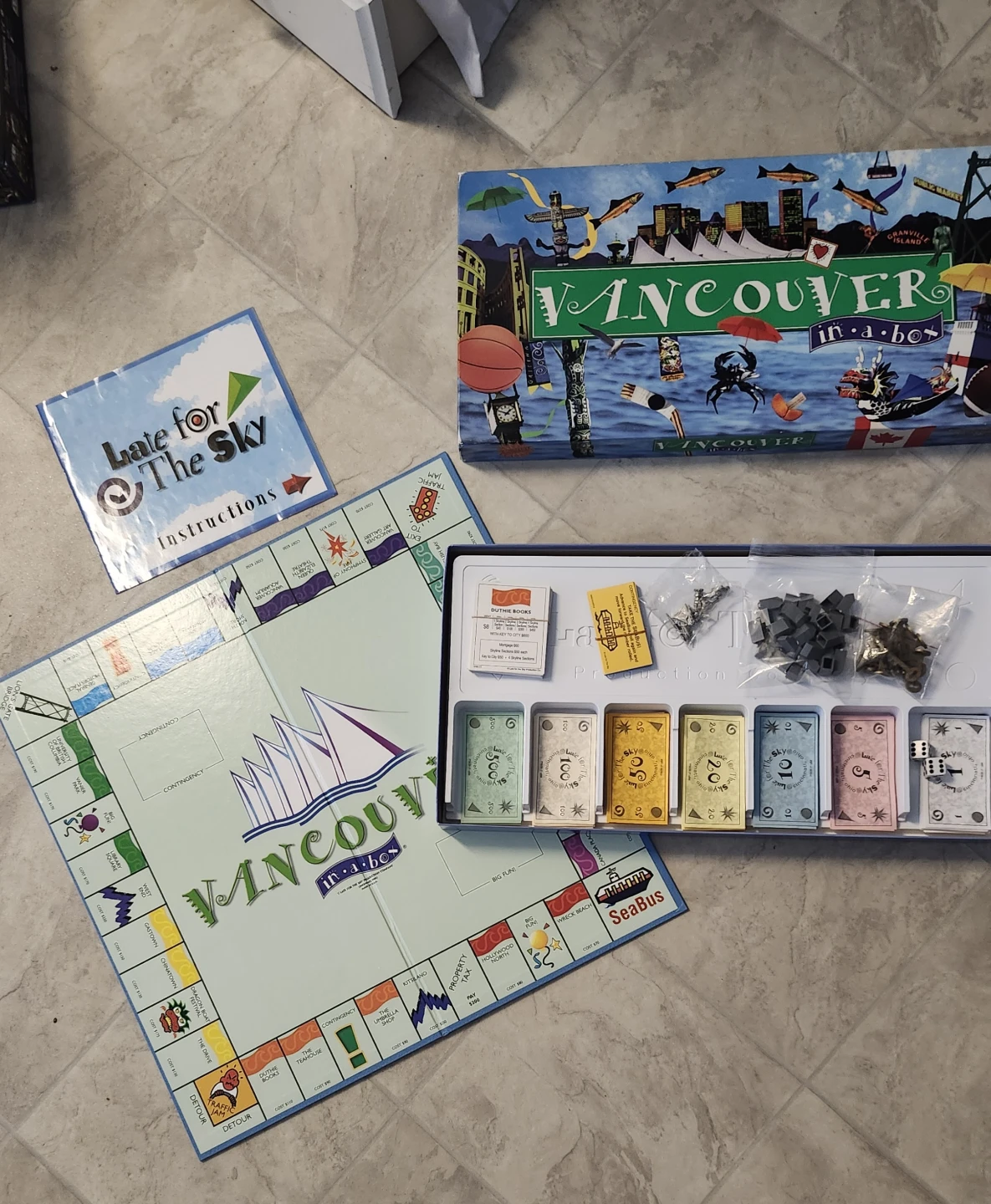 Vancouver in a Box Board Game - photo 2
