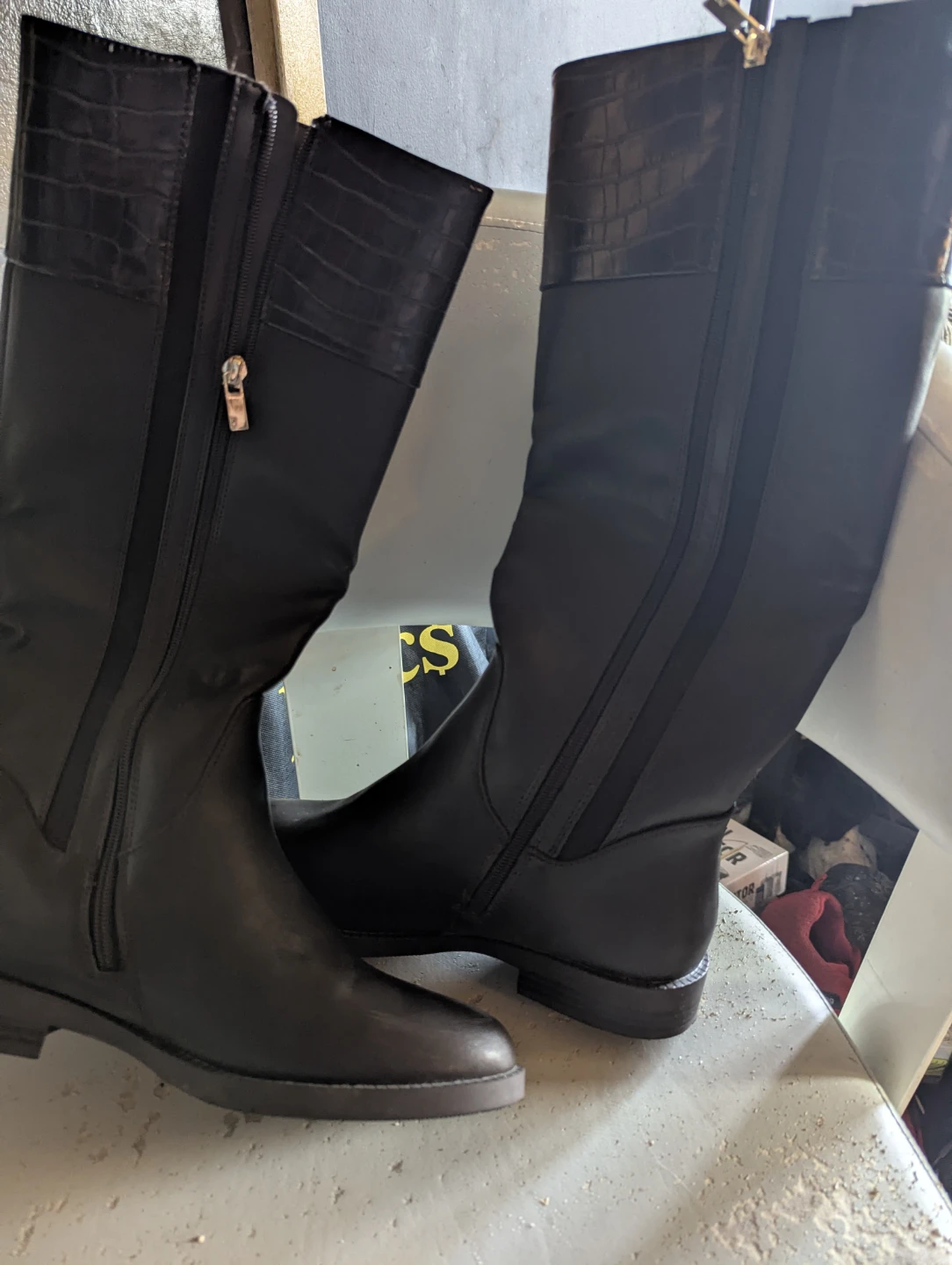 Jones New York Black Knee-High Boots - photo 2