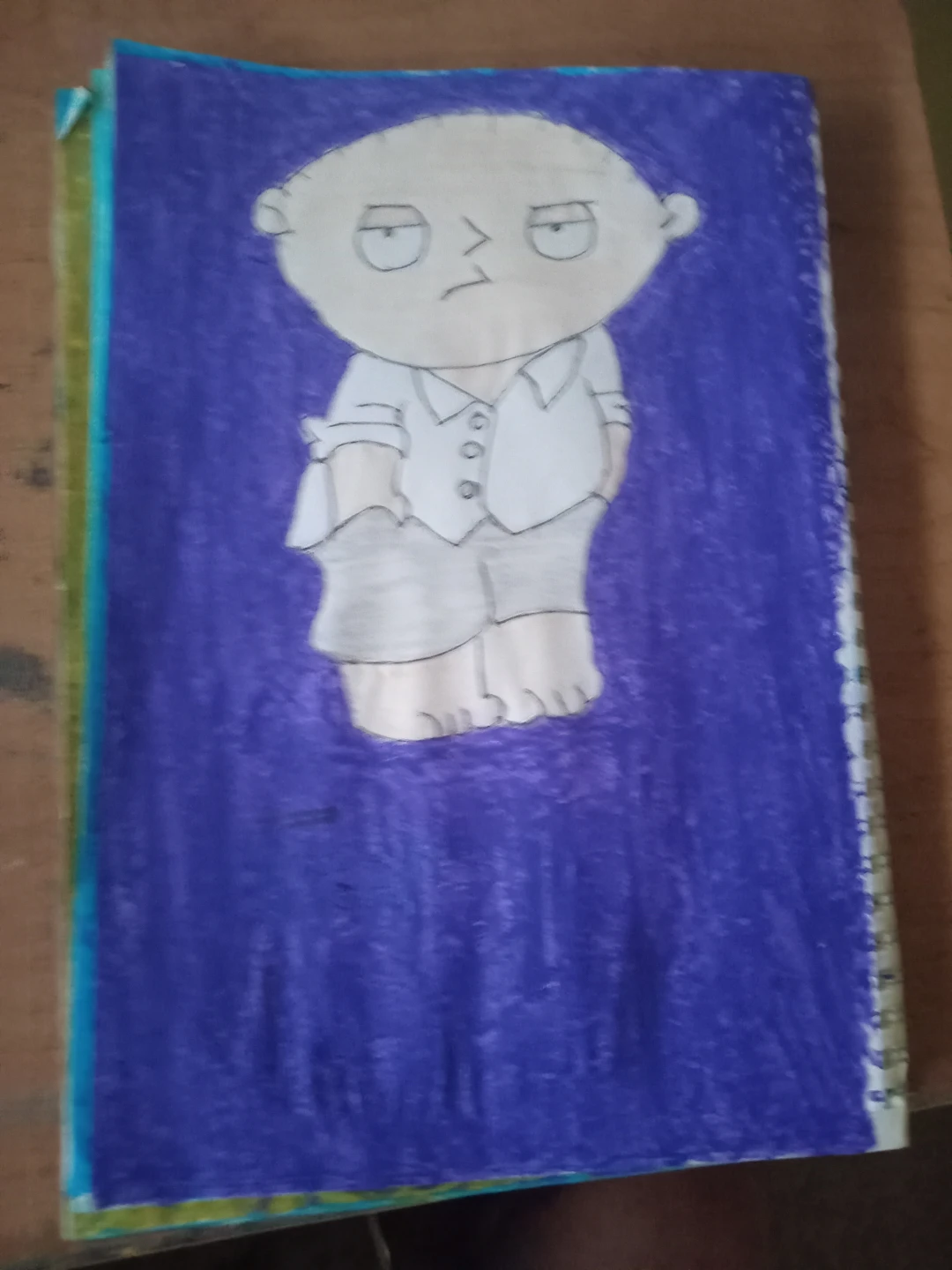 Purple Background Stewie Griffin - photo 3