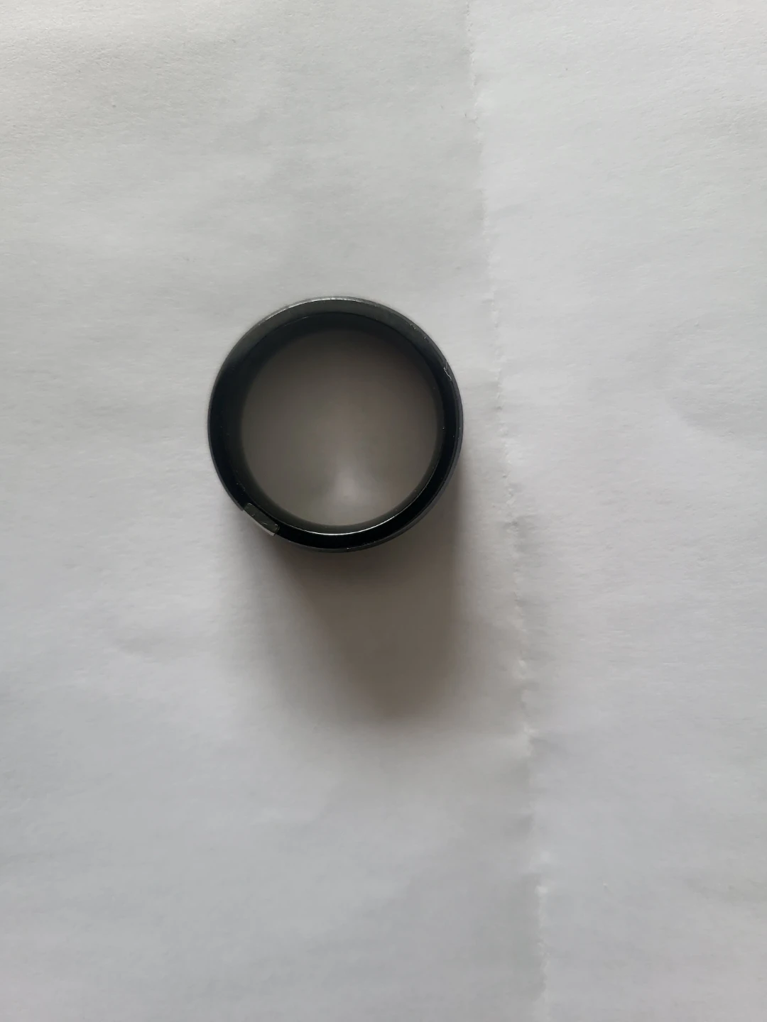 Titanium Mens ring with 3 diamonds. - photo 2