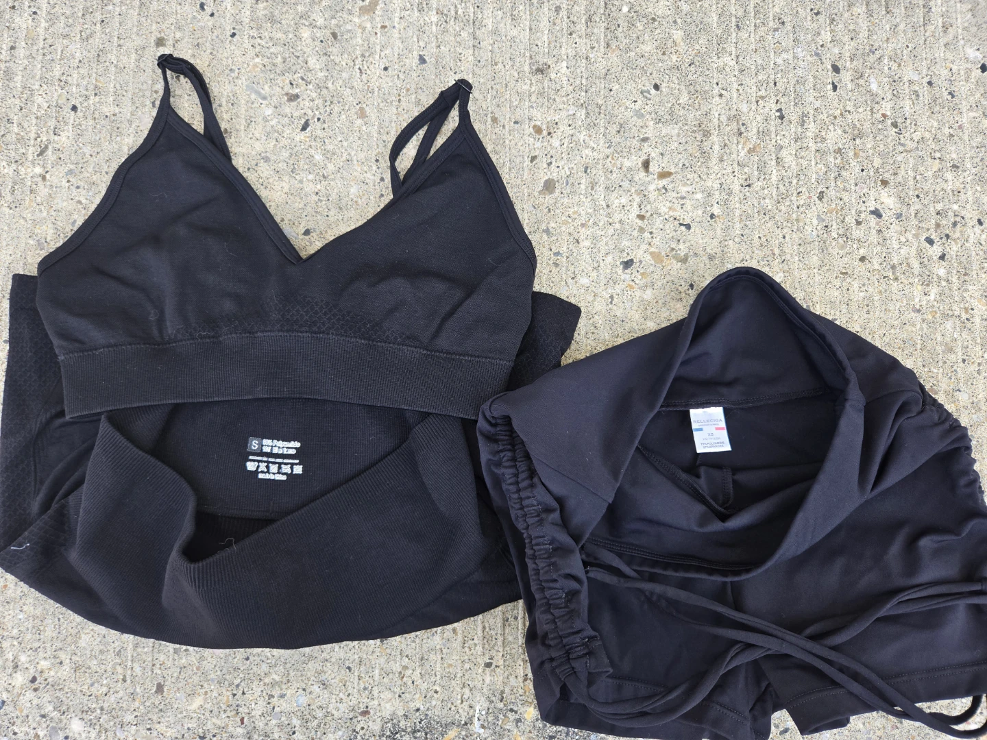 Black Workout Set w/ Xtra Shorts - photo 3
