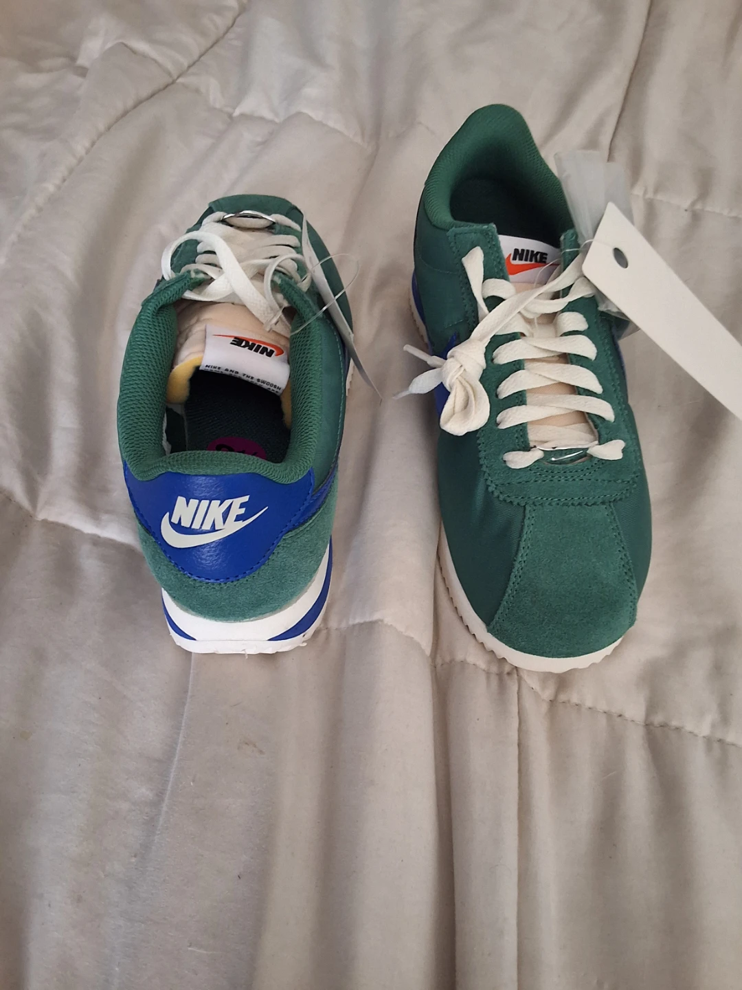 Nike Cortez Green & Blue Sneakers - photo 5