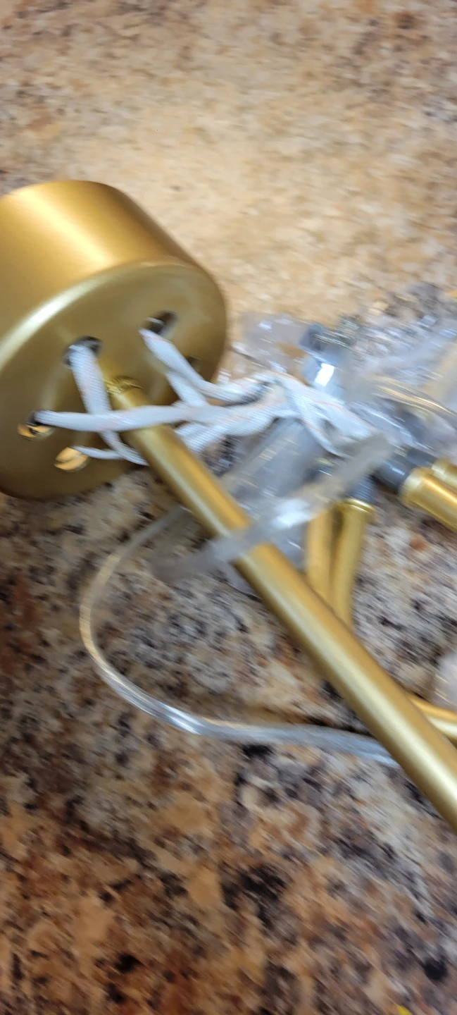 Gold Chandelier Light Fixture