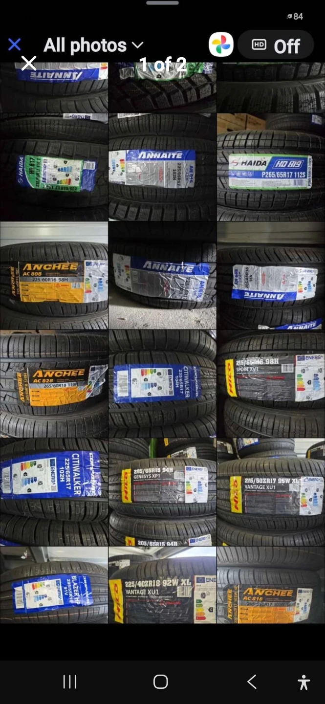Various Tires - Anchee, Annaite, Haida, Raylegh, Ilink, Bemway