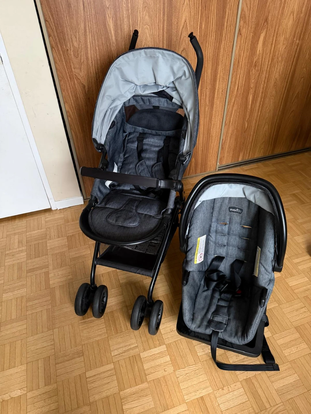 Stroller with car seat