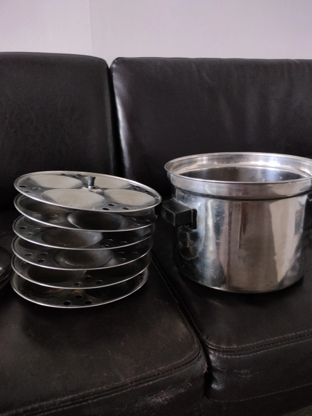 Stainless Steel Idli Cooker with 6 Plates - photo 2