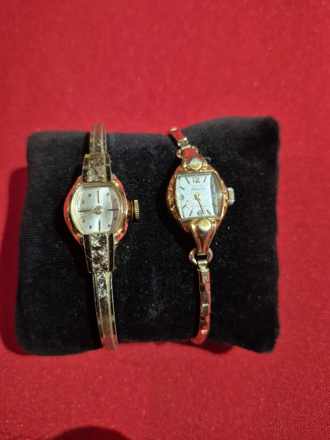 Vintage Timex and Elgin Starlite Women's Gold Tone Watches
