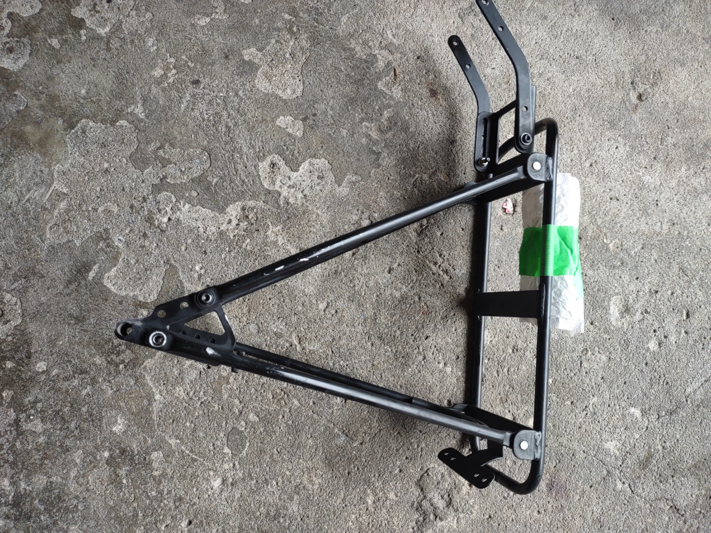 Black Bicycle Rear Rack - photo 4