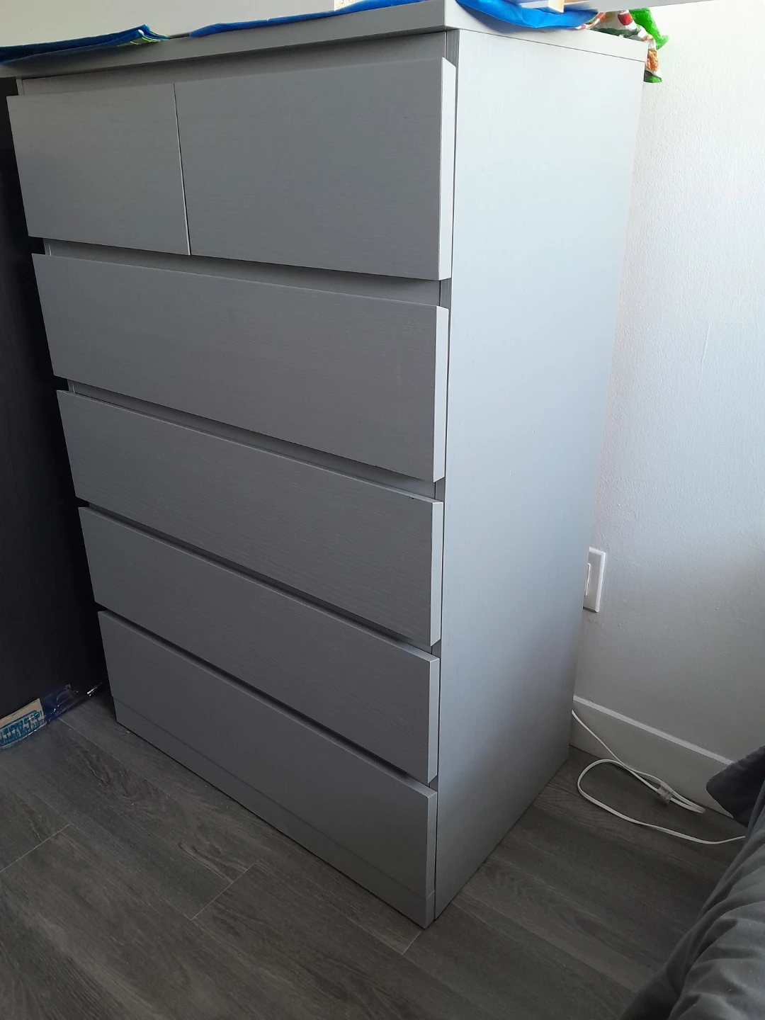 Grey 6-Drawer Dresser - photo 4