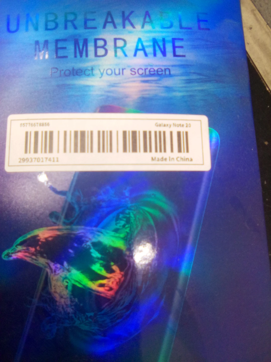 Galaxy Note 20 Unbreakable Membrane Screen Protector - photo 3