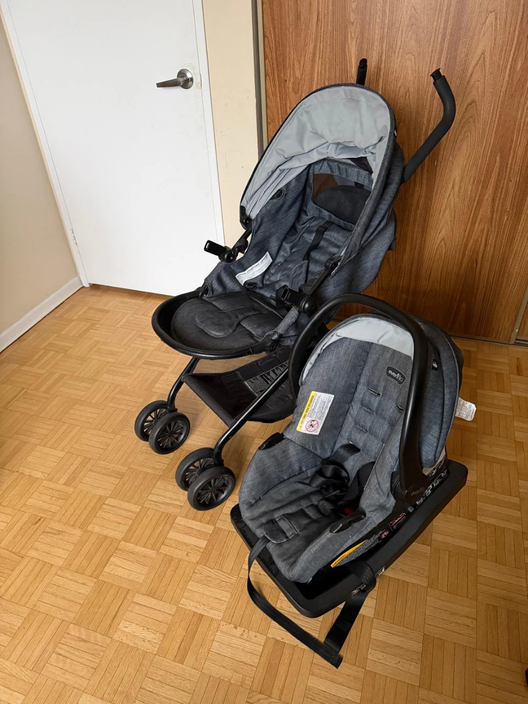 Stroller with car seat - photo 4