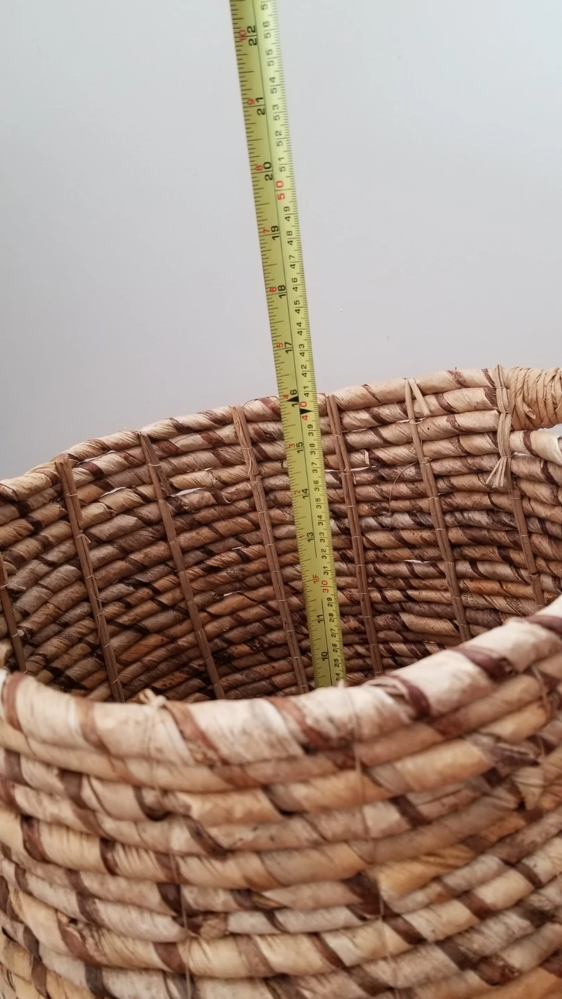Woven Basket +Piccola Orchid + White Ceramic pot+ Table mat - photo 5