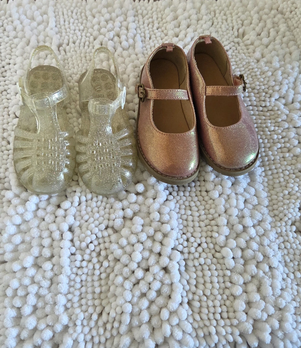 Toddler Jelly Shoes & Glitter Flats