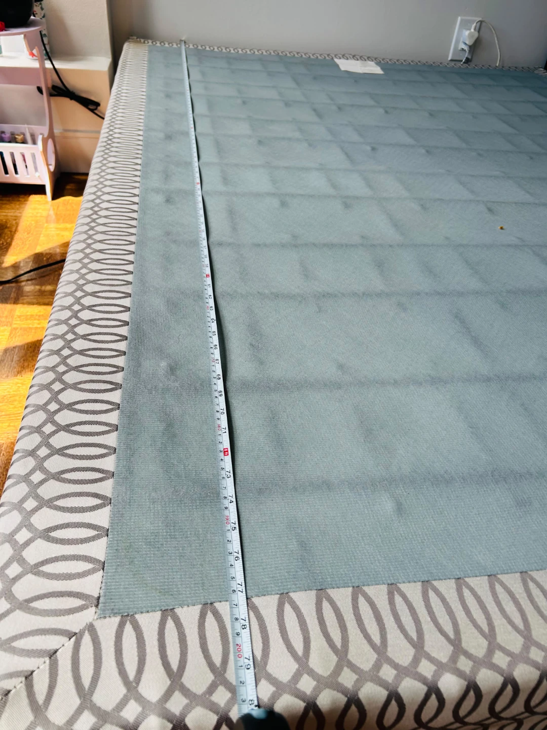 Queen Box Spring and Metal Bed Frame - photo 4
