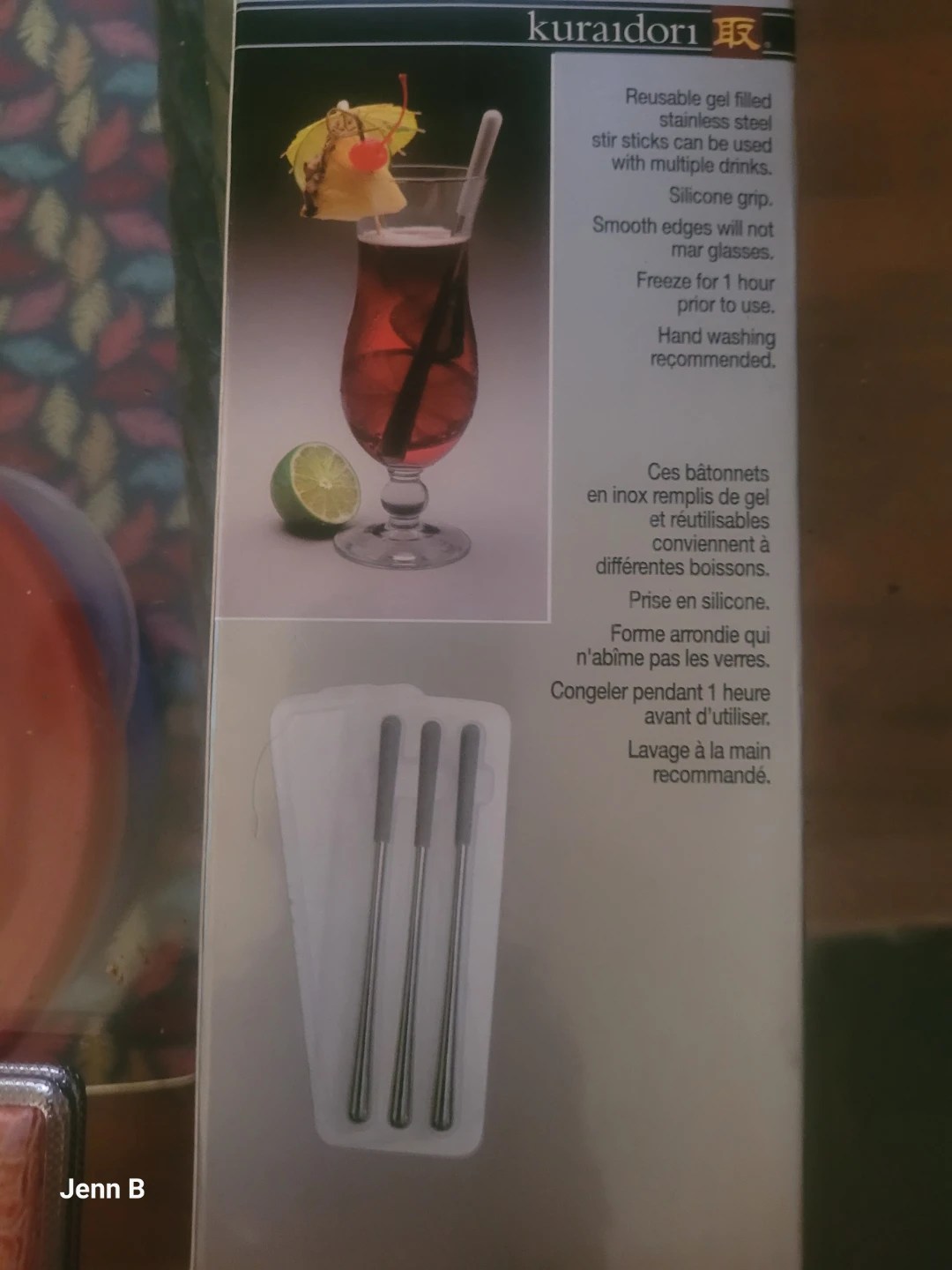 Kuraidori 3 Chill Stir Sticks Stainless Steel - photo 3