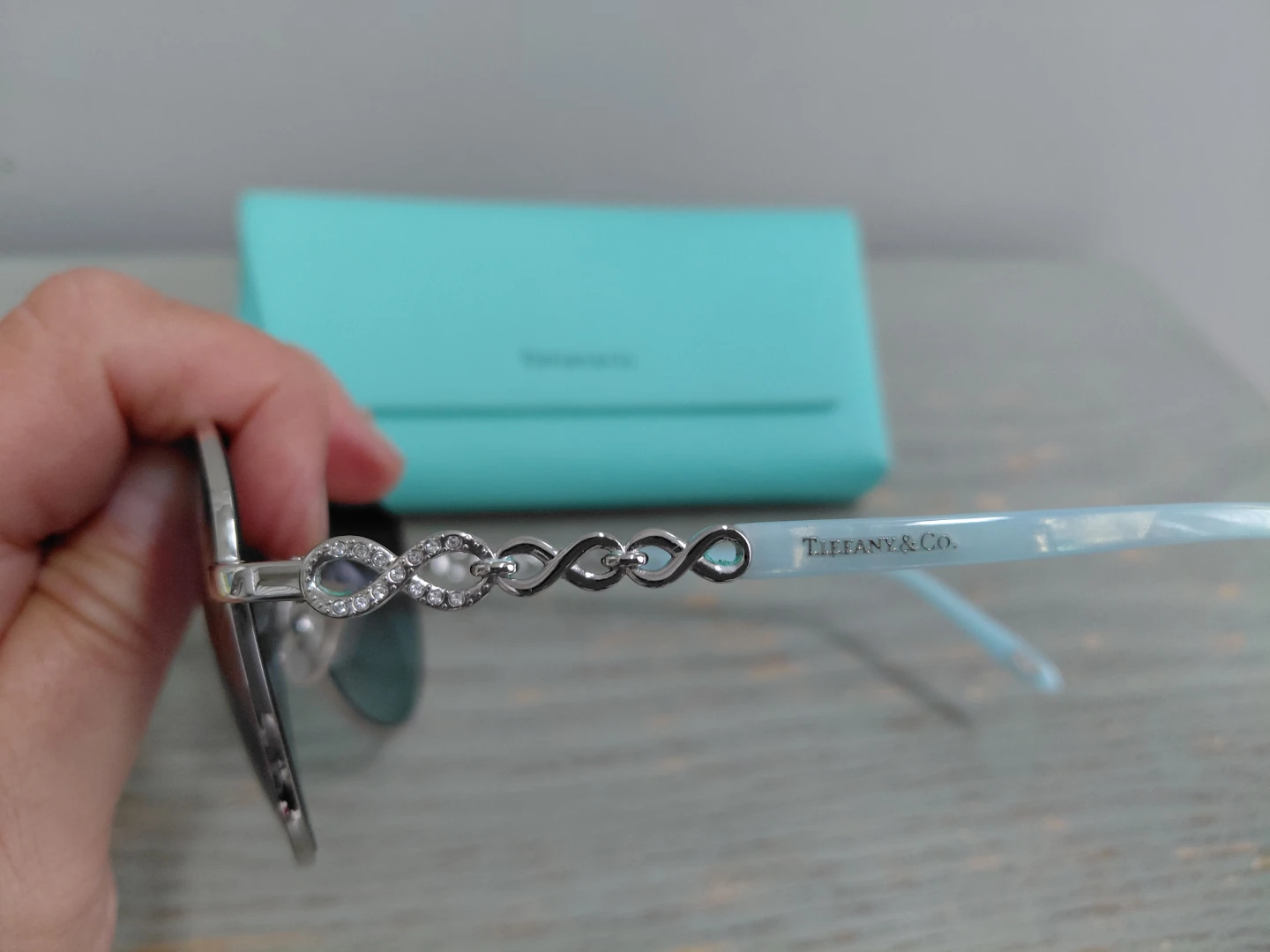 Tiffany & Co. Aviator Sunglasses with Infinity Detail - photo 2